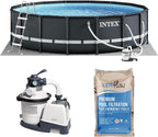 Ultra XTR 26325EH  488 x 122 cm con pompa a sabbia e sabbia filtrante premium OptiFlow da 22,7 kg
