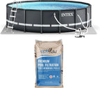 Ultra XTR 26325EH  488 x 122 cm con pompa a sabbia e sabbia filtrante premium OptiFlow da 22,7 kg
