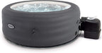 Intex 28482EX – Simple Spa idromassaggio gonfiabile, 4 posti, grigio, diametro 196 x 66 cm