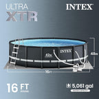 Ultra XTR 26325EH  488 x 122 cm con pompa a sabbia e sabbia filtrante premium OptiFlow da 22,7 kg